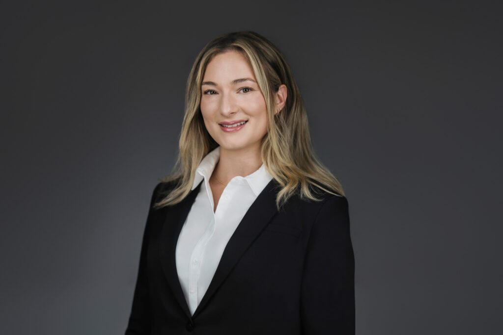 Female ERAS headshot in professional attire photographed in New Jersey