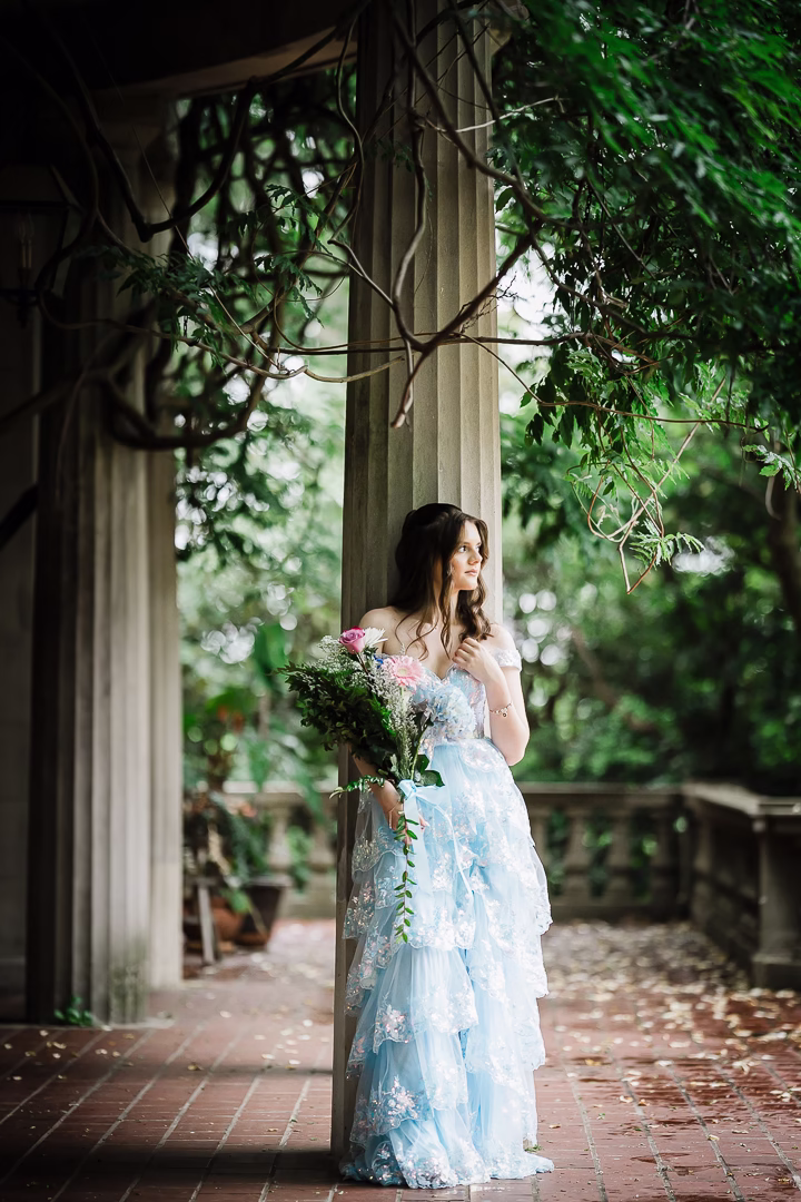 van vleck column portrait classic garden nj photo