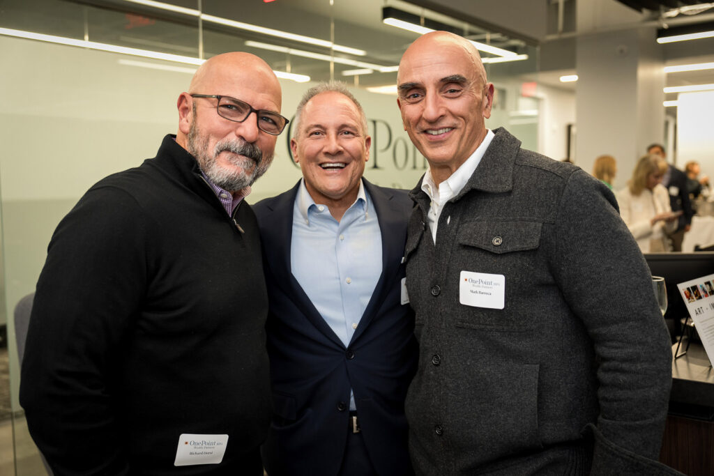 Young financial advisors team photo at OnePoint BFG corporate event in Parsippany