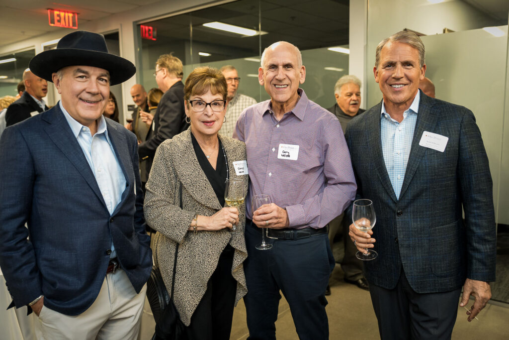 OnePoint BFG clients and advisors group portrait at corporate celebration