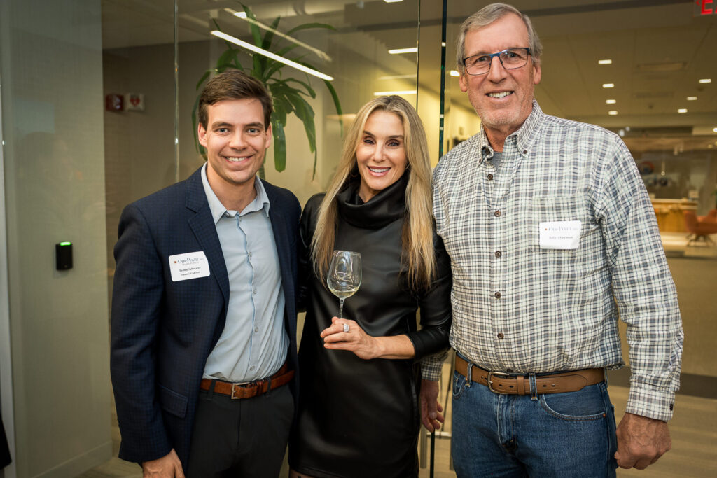 Young professional team members at OnePoint BFG Wealth Partners event in New Jersey