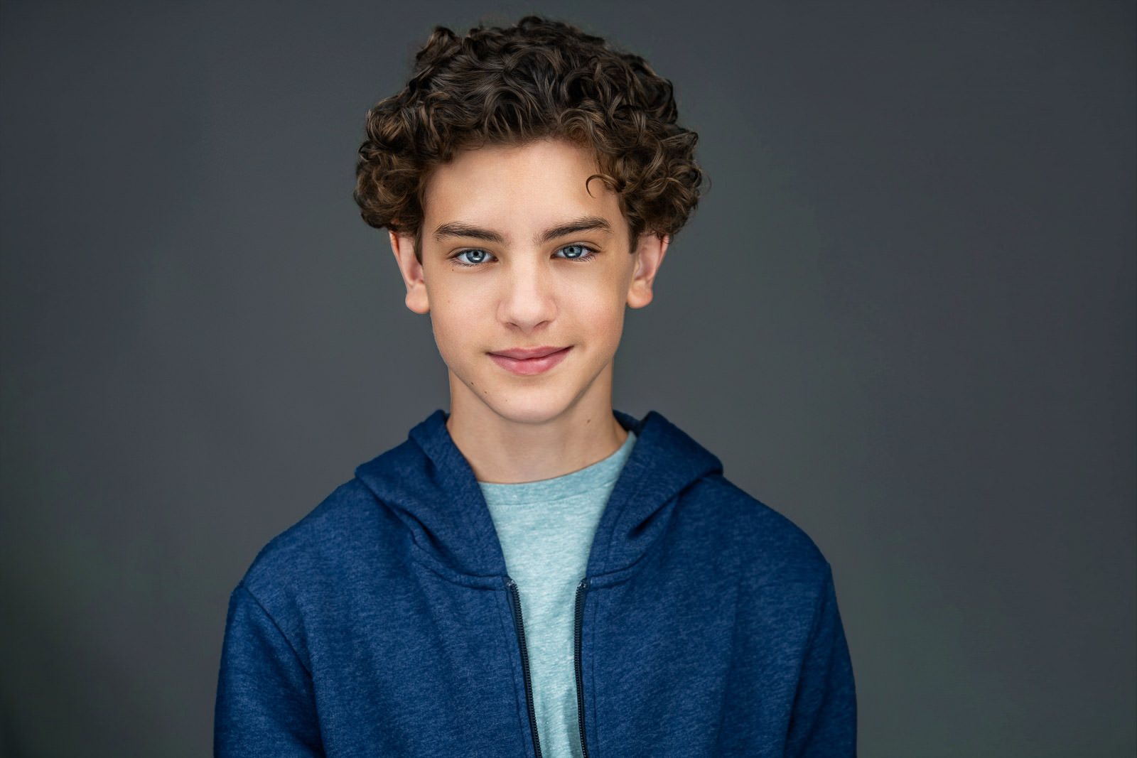 maximo masefield actor headshot blue hoodie alex kaplan nj