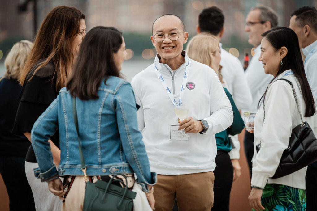 Candid corporate moment at Jersey City event by Alex Kaplan