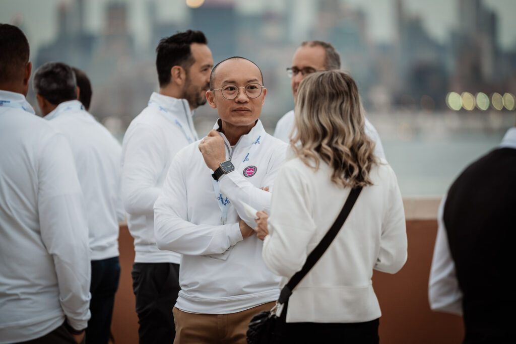 Corporate professionals photographed during golden hour by Alex Kaplan