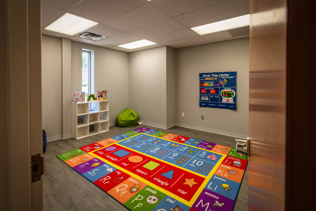 The Perfect Child educational learning room with alphabet rug Edison NJ