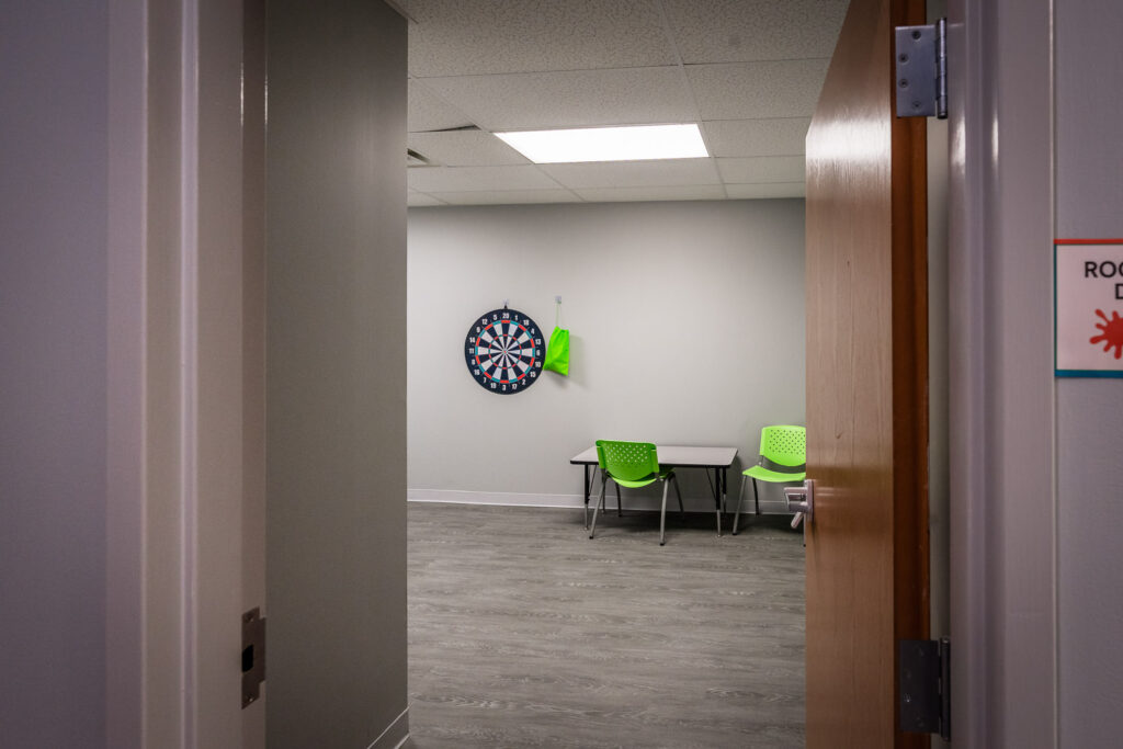 The Perfect Child activity therapy space with dartboard Edison NJ