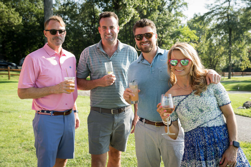 Three generation family portrait at The Apawamis Club photographed by Alex Kaplan
