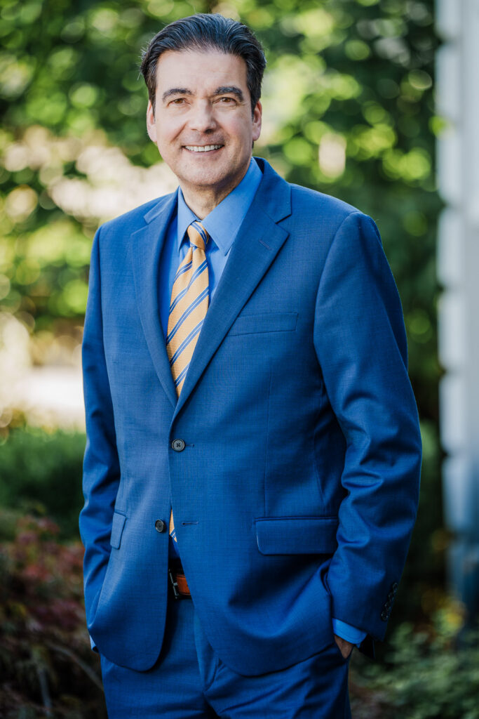 Attorney professional outdoor headshot natural light approachable Bergen County