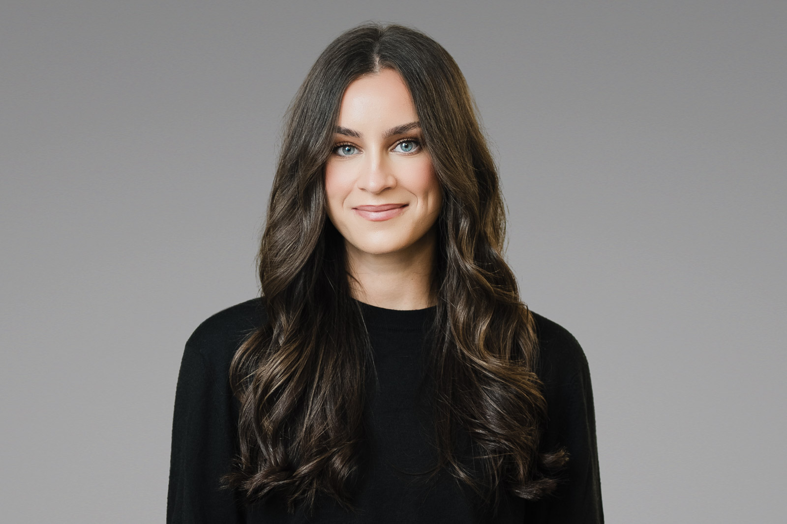 dental school application headshot female neutral background nj 02