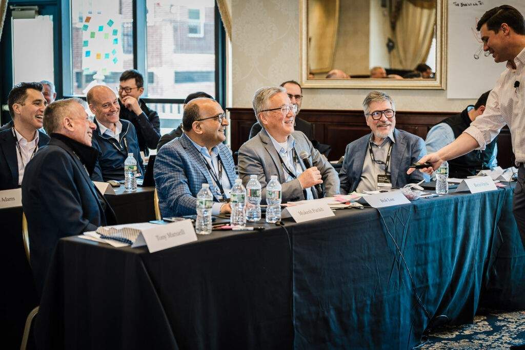 group panel laughing corporate event photography nj 1024x683