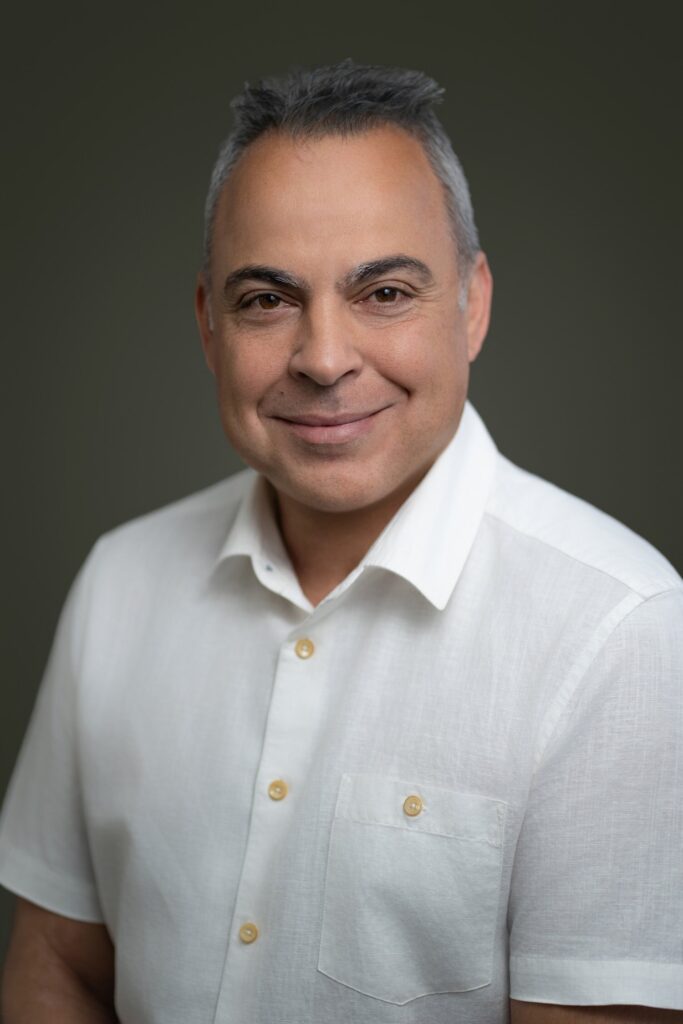 On-site corporate headshot for Santino of EXP Group in North Bergen New Jersey