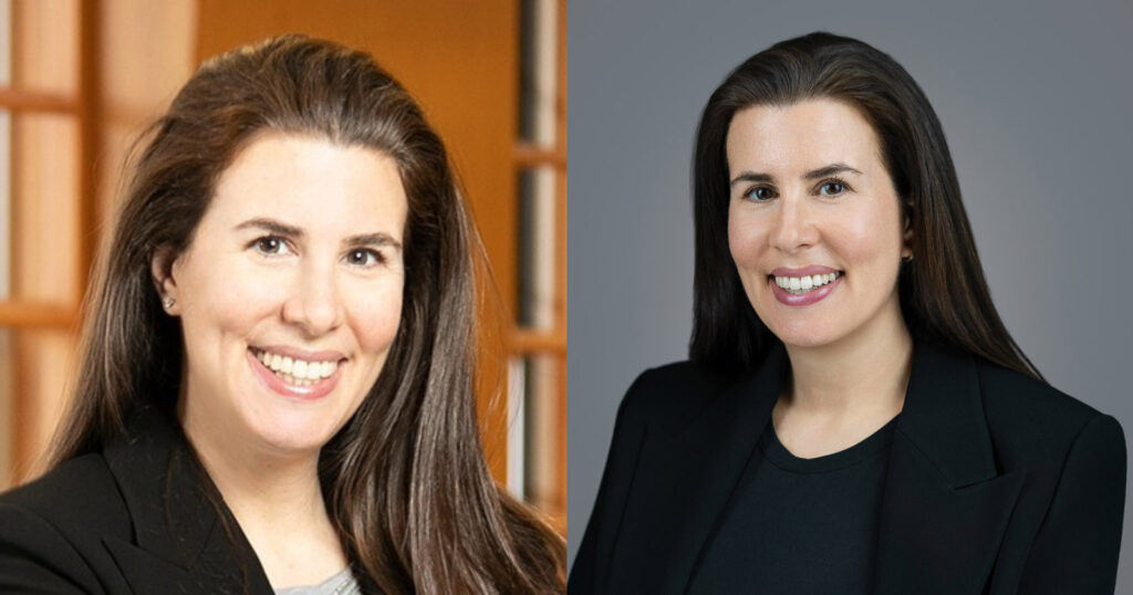 Before and after professional headshot update showing modern credibility evolution for a Northern New Jersey executive