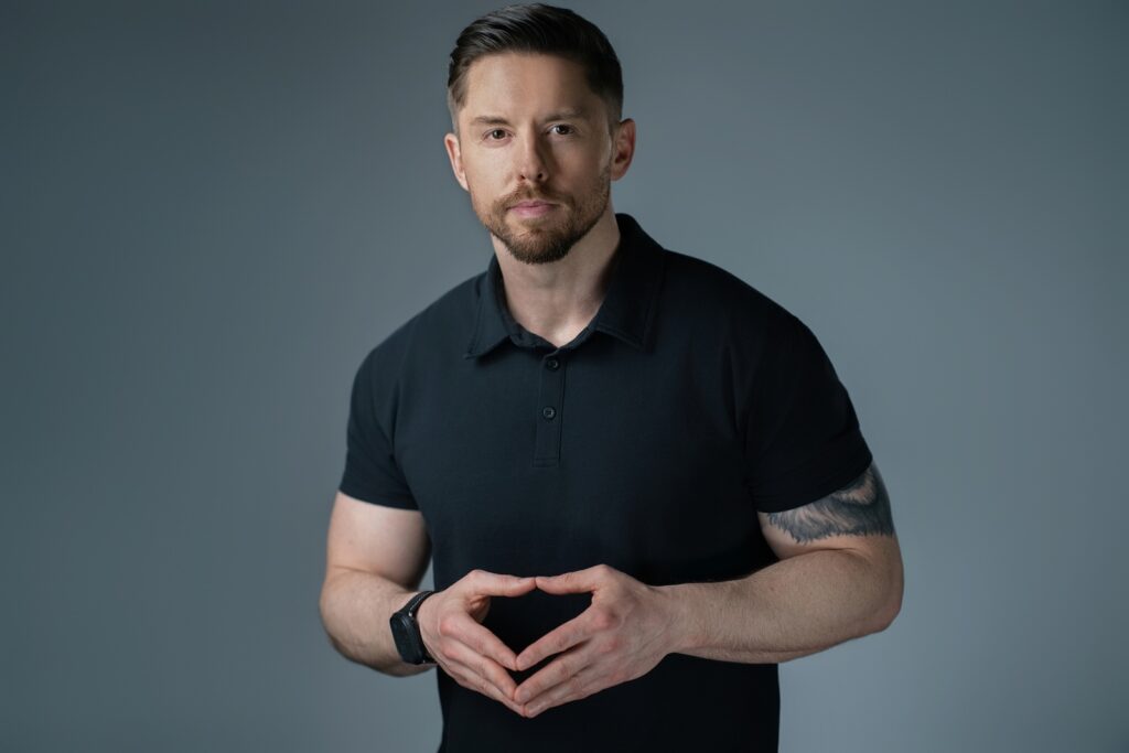 Professional business portrait of a man photographed in a New Jersey studio