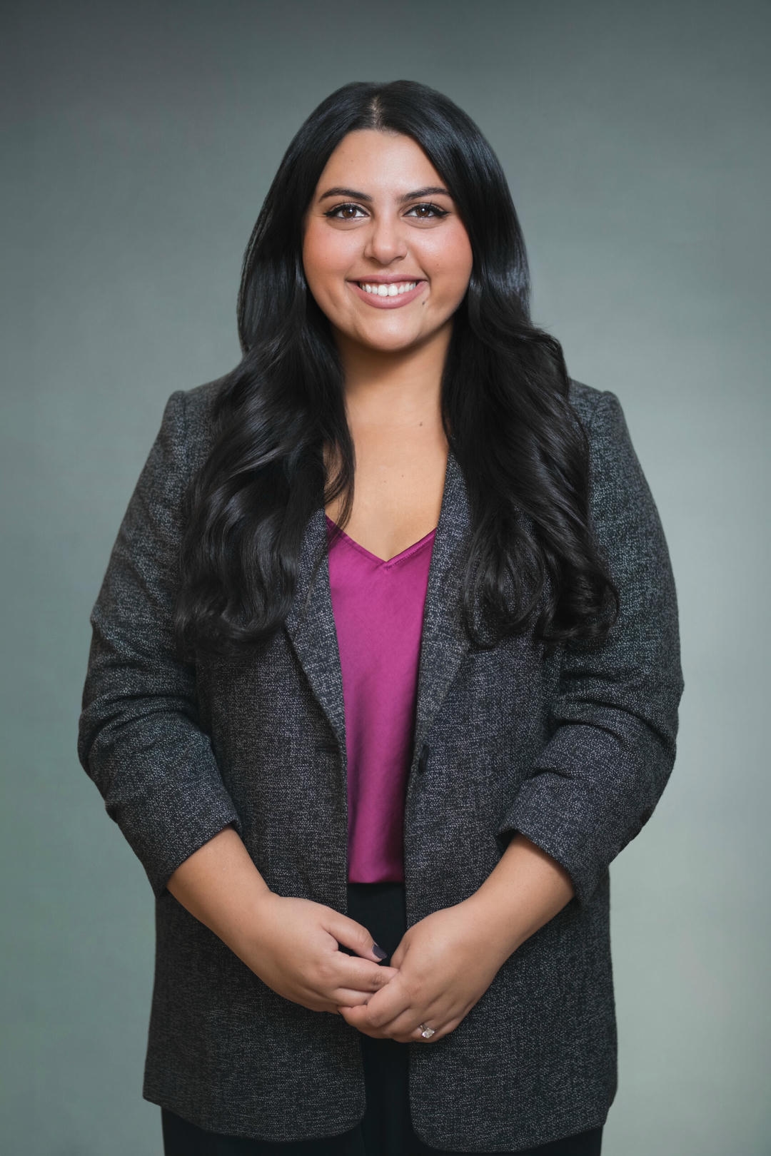 professional lighting headshot charcoal blazer