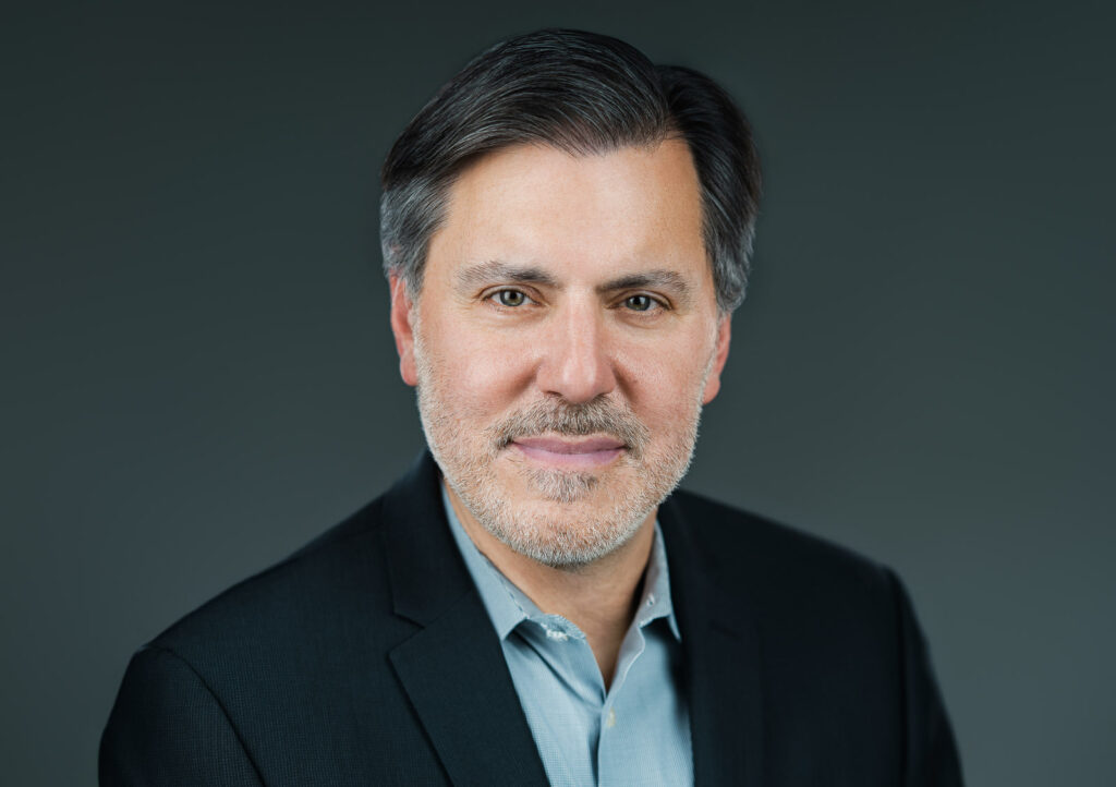 Male actor photographed for a dramatic theatrical headshot in New Jersey