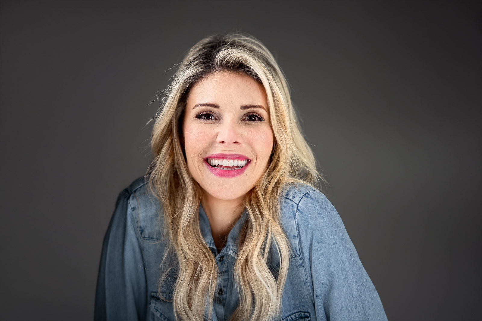 Lakes Webb demonstrating a different look for actor headshots