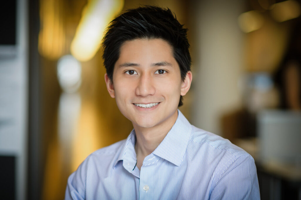 Man posing for an updated professional headshot session in New Jersey