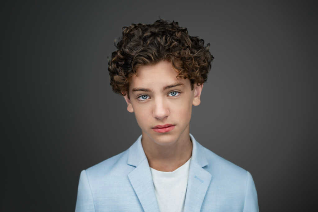 child actor headshots wardrobe layered look nj